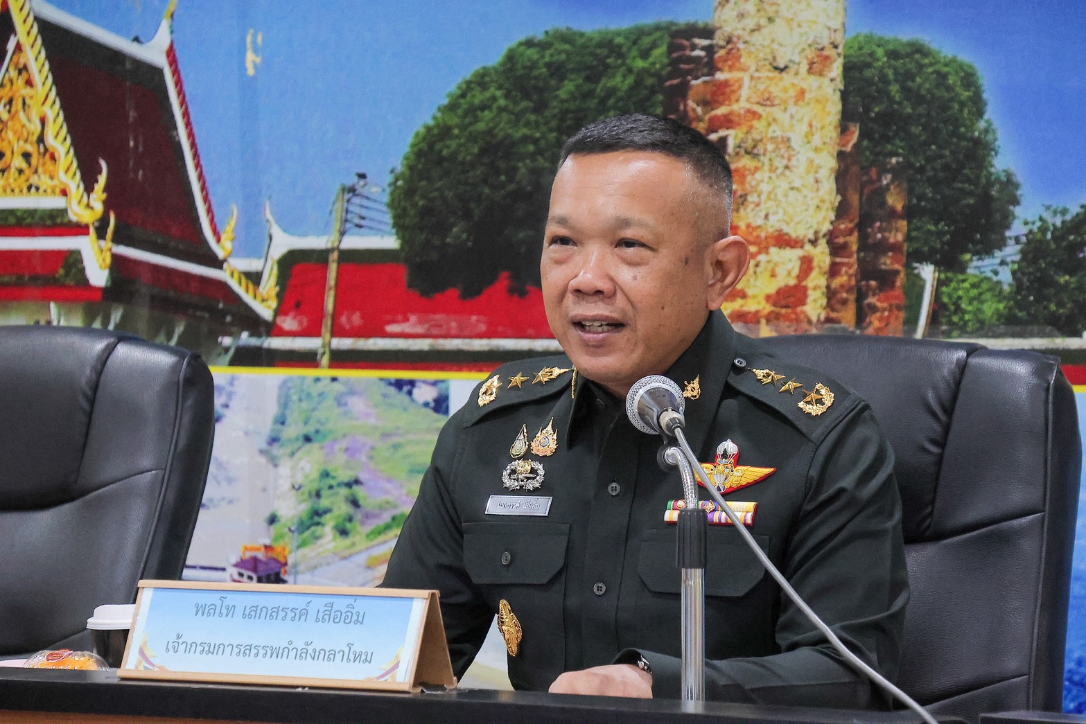 เจ้ากรมสรรพกำลังกลาโหม ตรวจเยี่ยมการปฏิบัติงานสายงานสัสดี และสร้างเครือข่ายเผยแพร่ความรู้ มุ่งบูรณาการความมั่นคงร่วมกับภาคพลเรือนในพื้นที่จังหวัดพิษณุโลก