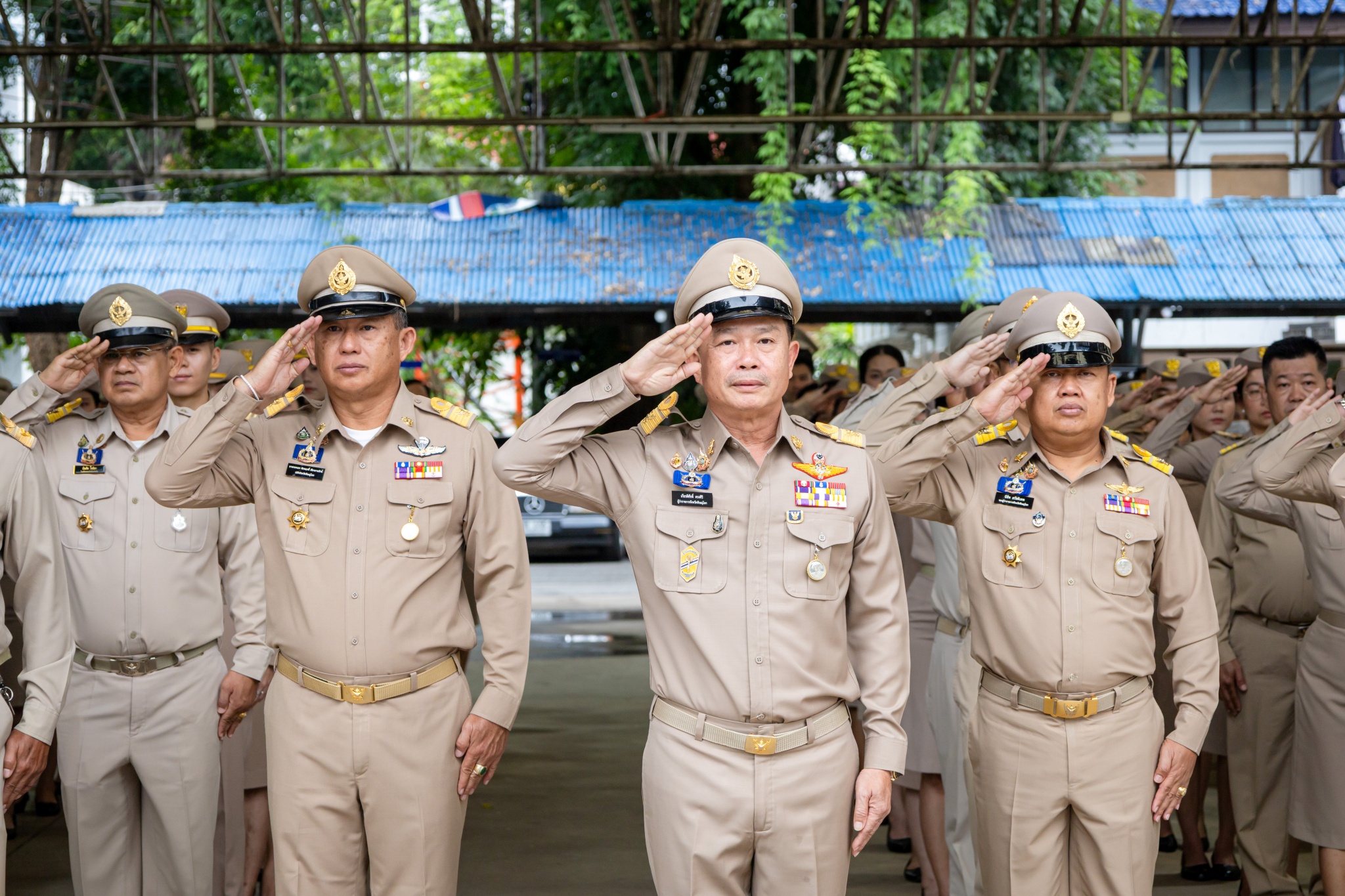 จังหวัดพิษณุโลกจัดพิธีเคารพธงชาติ เนื่องในวันพระราชทานธงชาติไทย ประจำปี 2569